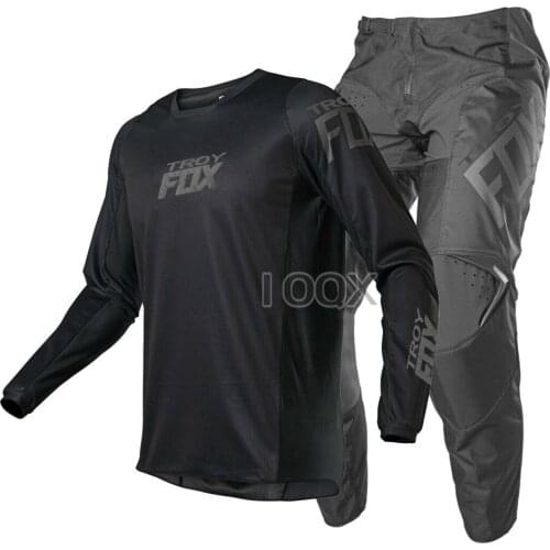 Hot Sale!2021 Revn Mens Dirt MX Offroad Black Motocross Racing Jersey Pants Adult Gear Atv Combo