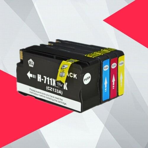 Compatible For HP 711 Ink Cartridge For HP711 711XL officejet T120 T520 Printer Full With Pigment Ink