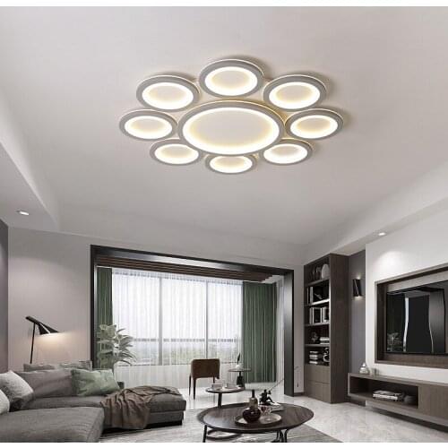 Living room lamp simple modern atmosphere home fashion Nordic creative personality bedroom lamp hall led ceiling lamp