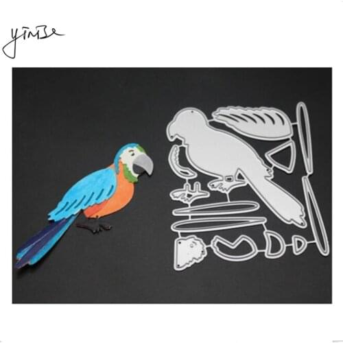 157 Parrot Die Cut SCRAPBOOK Metal Cutting Dies For Scrapbooking Stencils DIY Album Cards Decoration Embossing Folder Die Cuts