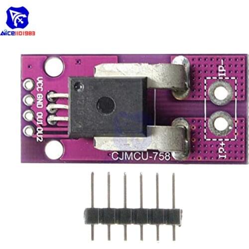 Diymore CJMCU-758 Hall Current Sensor ACS758LCB-050B-PFF-T Linear Current Sensor Module for Arduino