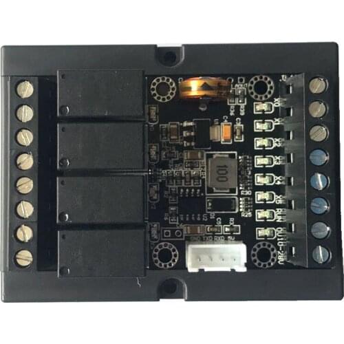 Relay Delay Module PLC Industrial Control Board FX1N-10MR Programmable Relay Delay Module with Shell
