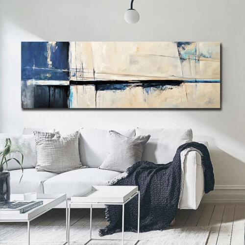 210x70cm big size poster wall decoration modern abstract canvas painting for sofa salon home decoration canvas prints no frame