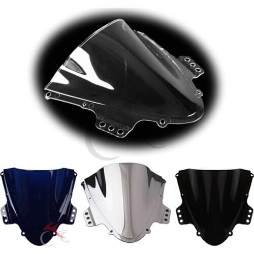 New Windshield Windscreen Dual Bubble For Suzuki GSXR1000 K5 2005-2006 05 06 Four Colors