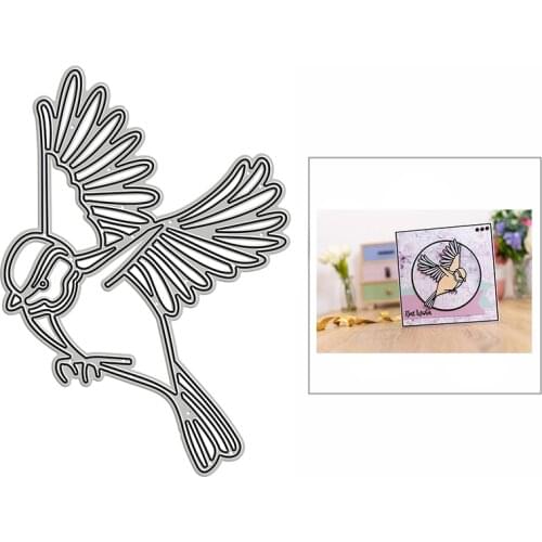 New Christmas Bird Animal Craft Embossing Mold 2021 Metal Cutting Dies for DIY Decor Scrapbooking Album Card Making No Stamps