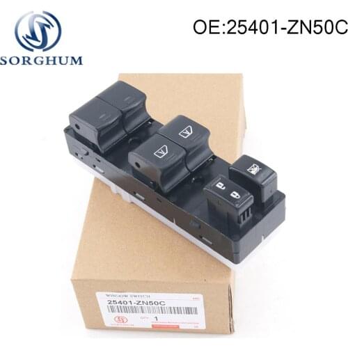 Electric Power Window Master Switch 25401-ZN50C 25401ZN50C For Nissan Altima 2007-2012