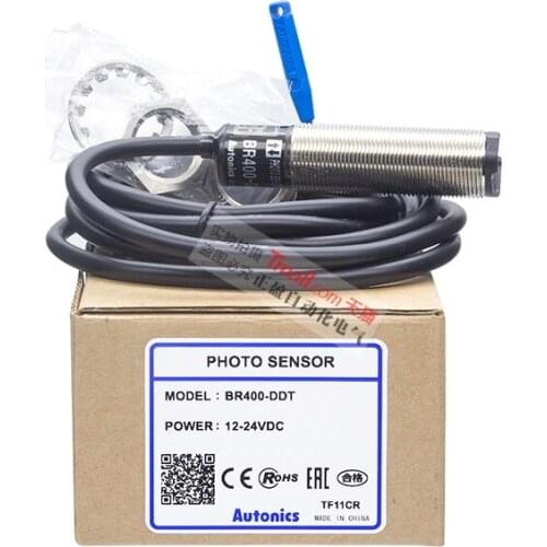 Genuine Autonics photoelectric switch BR400-DDT four-wire NPN induction sensor replaces CDD-40N