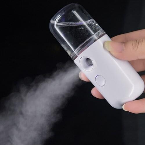 Portable USB Rechargeable Face Mist Sprayer Humidifier Diffuser 30ml Water Tank SCIE999