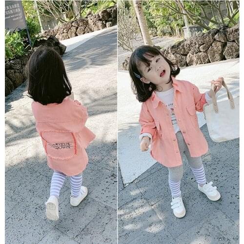 Japanese Style Baby Girl Casual Jackets Toddler Girl Long Sleeve Coats Childrens Clothing Fashion Casual Outwear Coat for Girls