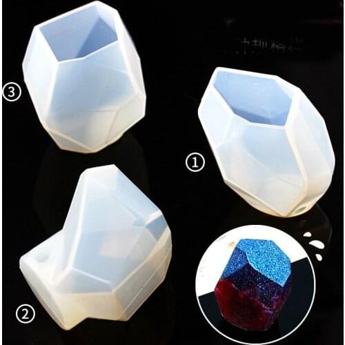 DIY Transparent Silicone Mould Dried Flower Resin Decorative Craft DIY stone Mold cutting shape Type epoxy resin molds