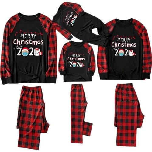 Family Matching Christmas Pajamas Set 2021 Baby Girl Clothes Adult Kids Homewear Sleepwear Family Look Pyjamas Woman Pijamas Pjs