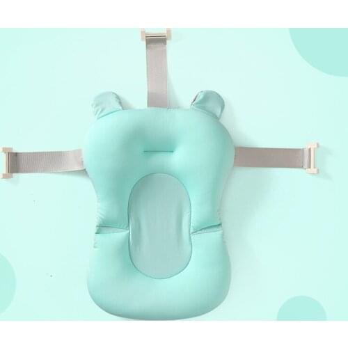 Baby bath tub Newborn Baby Foldable Baby bath tub pad & chair & shelf newborn bathtub seat infant support Cushion mat bath mat