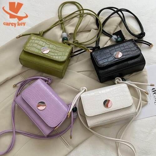 CAREY KEY Crossbody Bags For Women 2021 Fashion Designer Shoulder Bag PU Leather Flap Purses and Handbags Messenger Bags