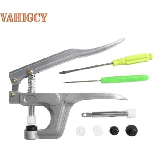 Install Plastic Snap Button Tool DIY Hand Pressure Pliers Universal Hand-Pressing Machine