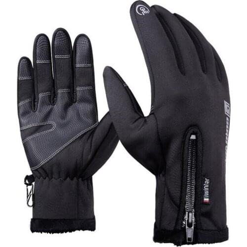 CKAHSBI Waterproof Cycling Gloves Full Finger Men Women Bike Gloves MTB Outdoor Sports Winter Warm Windproof Bicycle Gloves