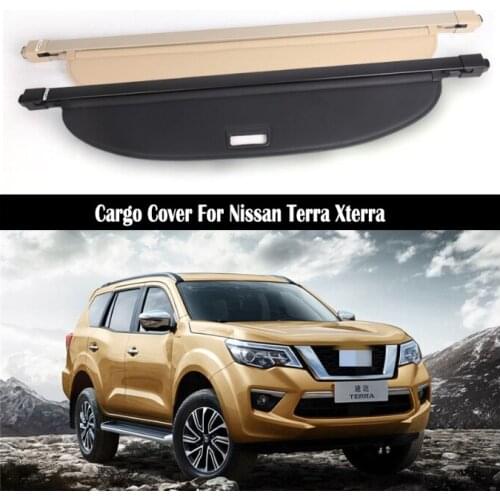 Rear Cargo Cover For Nissan Terra Xterra 2018 2019 privacy Trunk Screen Security Shield shade Auto Accessories