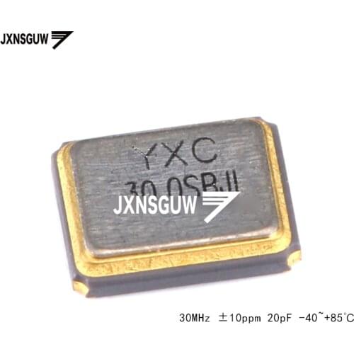 10PCS 3225 patch passive crystal oscillator / ysX321SL 30MHz 10ppm 20pf x322530msb4si 4 foot