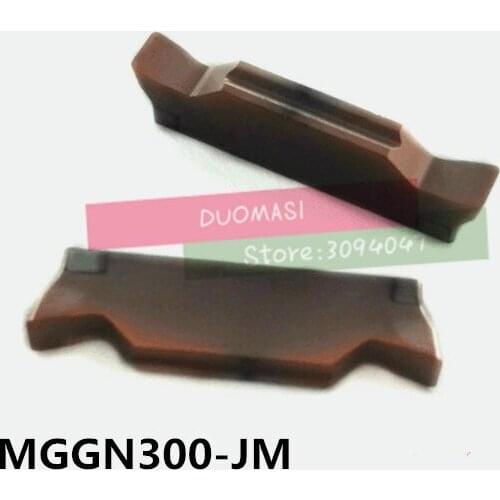 10PCS Fine grinding MGGN300 carbide turning insert,Changeable Internal Carbide Grooving Tips for Grooving Holder MGEHR & MGIVR