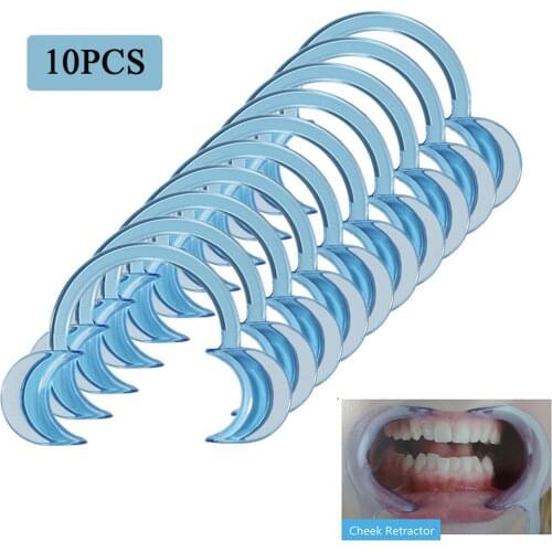 3 Sizes Reusable C Type Dental Dentist Mouth Opener Lip Cheek Retractor Dental Teeth Whitening