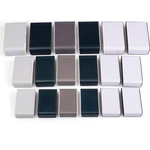 4 pcs/lot ABS Plastic Junction Box Waterproof Enclosures Diy Project Case Iot Housing Small Black Case Desktop