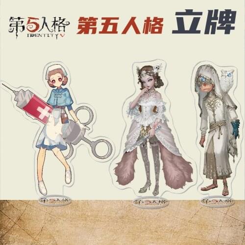 Anime Identity V Acrylic Stand Figure Emma Freddy Riley Emily Creativity Desktop Standing Plate Decoration Model Toy Gifts