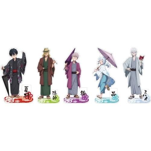 Anime kemono jihen Kusaka Inugami Kon Tademaru Shiki Acrylic Stand Figure Display Model Plate Desk Decor Cosplay Kimono Series