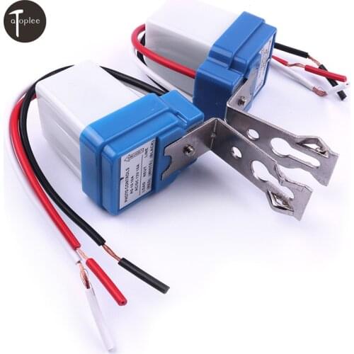 1PCS AC/DC 12V,24V AC110V Dusk Till Dawn Automatic Photocell Light Sensor Detector Switch 10A Photo Control Sensor