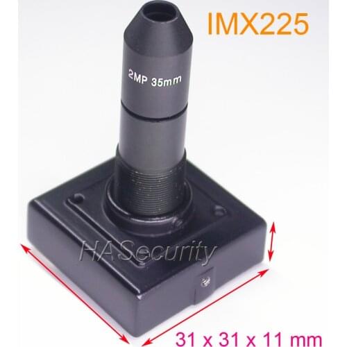 Block cam 31x31x11 mm AHD-M (720P) / CVBS (D1) 1/3" SONY Exmor IMX225 CMOS + NVP2431 CCTV camera module (UTC control)