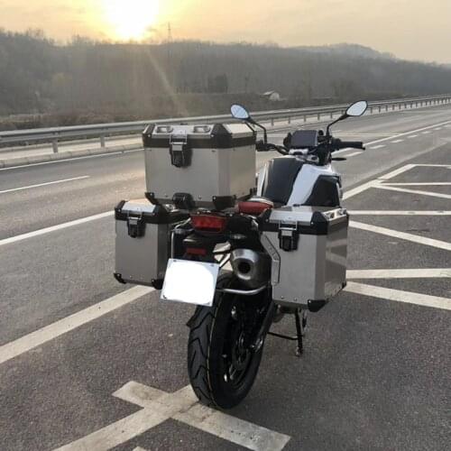 Motorcycle Panniers Saddlebag Top Case Box Aluminum Tail Boot fits For BMW R1250GS ADV LC R1250GSA 2019 Rear Luggage Box