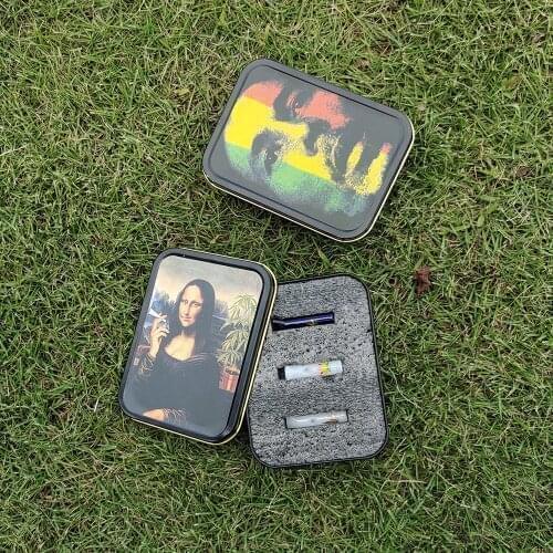 COURNOT Glass Reusable Cigarette Filter Tips Cigarette Holder Mouthtips Glass Snuff Mouth Tips Tobacco Box