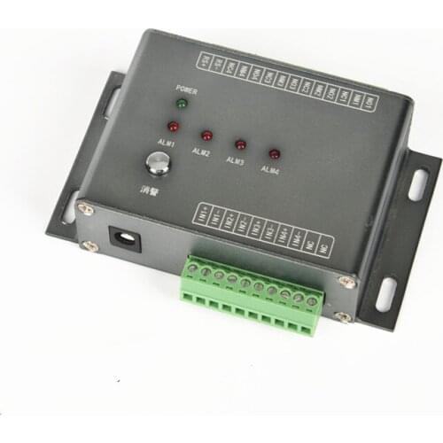 4 ways water leakage detector alarm device water switch output Flooding liquid leaking alarm device relay output with RS485