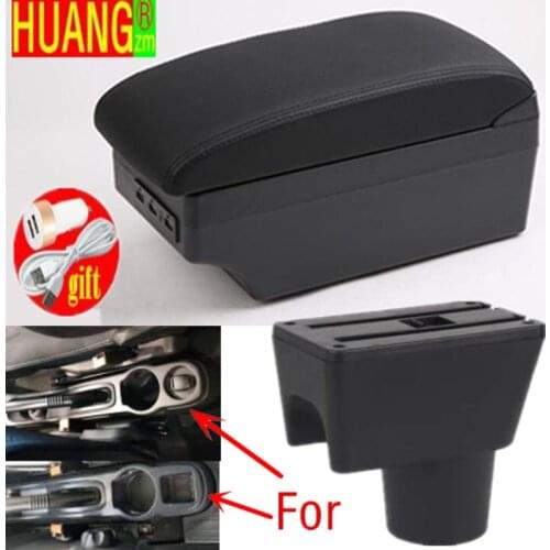 For Renault duster dedicated Armrests Box Renault duster Retrofit parts Armrest box Storage box with USB LED light