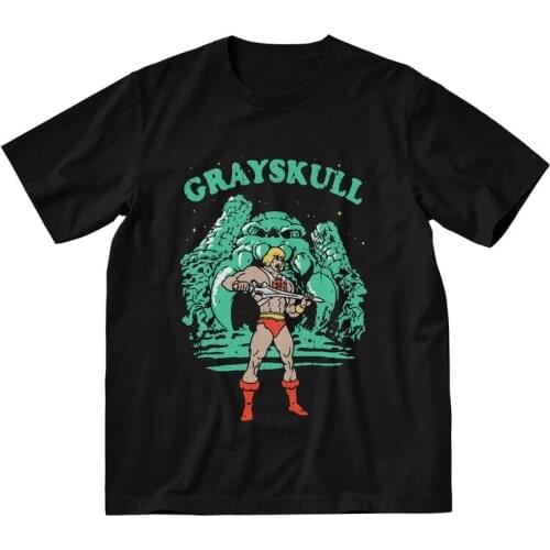 Male He-Man Masters Of The Universe T-Shirt Graphic Eternia Tshirt Short Sleeve Unique T Shirt Cotton Tee Tops Gift Clothing