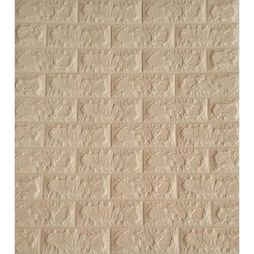 Colorful Home Countertop From Cream 3D Self-Adhesive Flexible Sponge Brick Wall Cladding Panel-Wall Paper