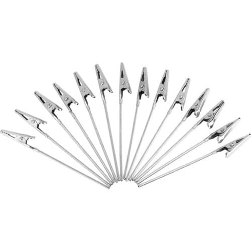 Metal Long Tail Alligator Clips, 50Pcs/Set of DIY Craft Line Alligator Clips, Can Be Used to Support Photo Cards