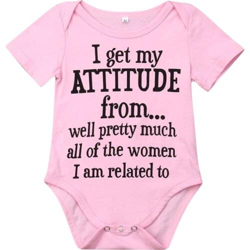 Cute Newborn Infant Baby Girls Romper Short Sleeve Letter Printed One Piece Jumpsuit Summer Outfit Clothes 0-18M