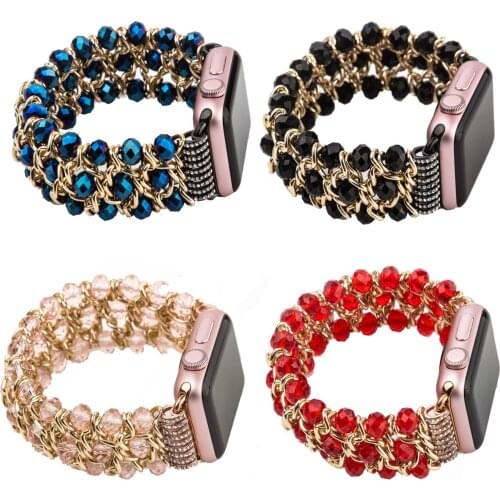 Fashion Chain Replacement Bracelet for Apple Watch Band Jewelry Strap for iWatch Series 1/2/3 42mm 38mm Watchband Accessories