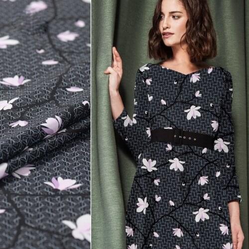 40mm heavy crepe silk fabric digital inkjet drapes cheongsam dress silk stretch fabric wholesale silk cloth