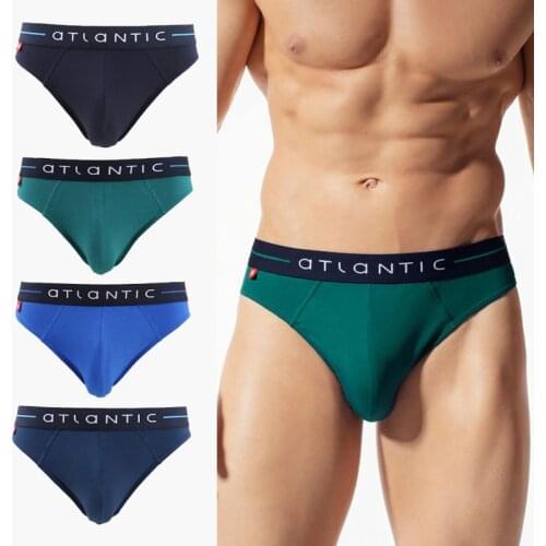 New! Atlantic Sexy Mens Comfrotable Underwear Soft Modal Spandex Brief Slip EU Size
