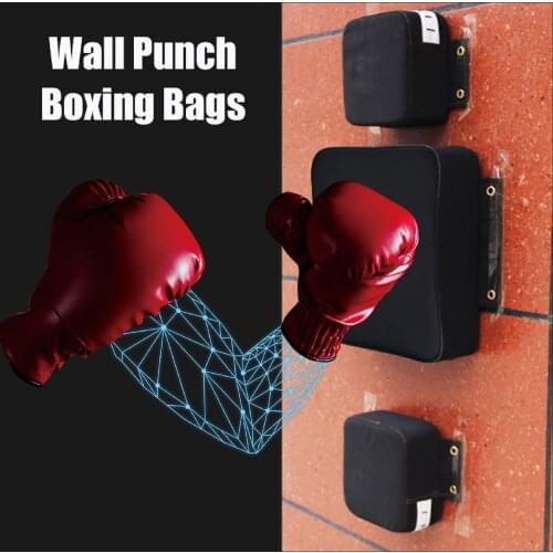 PU Wall Punch Boxing Bags Training Square Focus Target Soft Pad Wing Chun Boxing Fight Sanda Training Bag for home outdoor