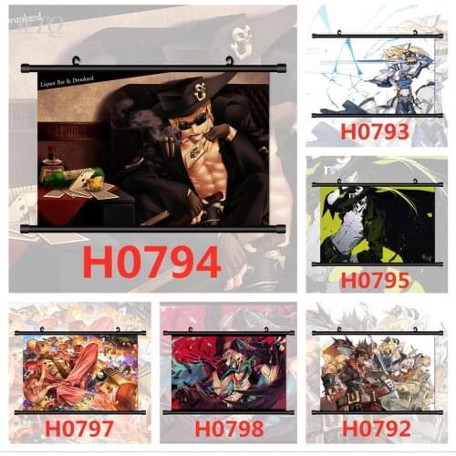 Guilty Gear Sol Badguy Ky Kiske Anime Manga HD Print Wall Poster Anime Posters Canvas Painting Wall Art Picture Home Decor