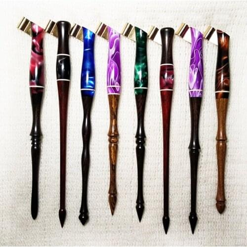 Deluxe Rosewood Dip Pen Holder English Oblique Calligraphy Copperplate ES ER Nib Script Holder Antique Fountain Dip Pen