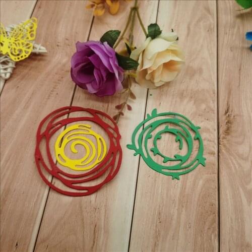 Rose Metal Cutting Dies for DIY Scrapbooking Album Paper Cards Decorative Crafts Embossing Die Cuts