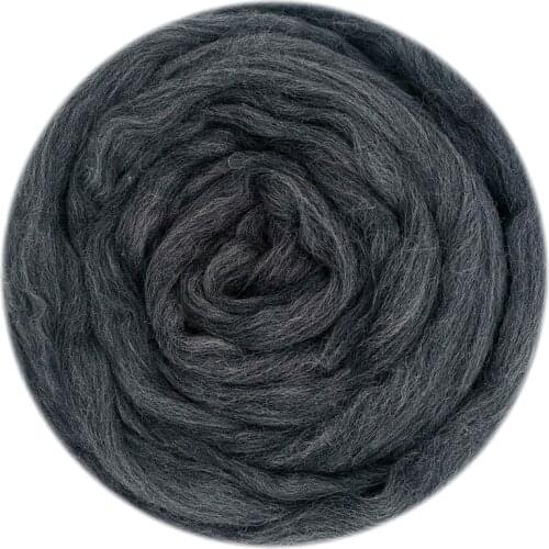 Blended Roving 50g, Needle Felting Wool, Hand Dyed Wool Top, Merino Mixed Natural Wool Roving for Needle Felting Kits (24)