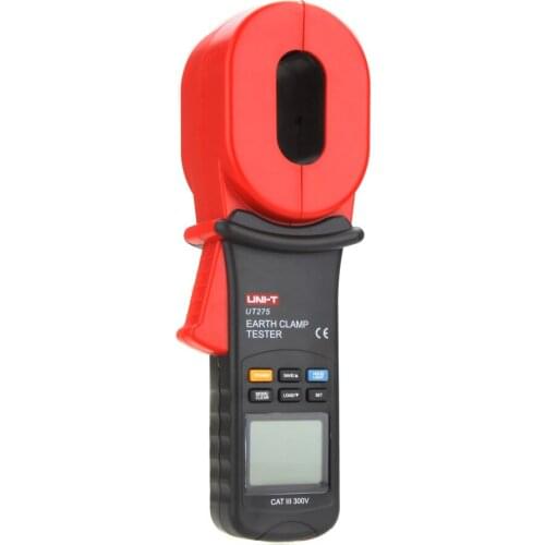 UNI-T UT275 Clamp Earth Ground Testers Resistance Leakage Current Auto Range Data Storage