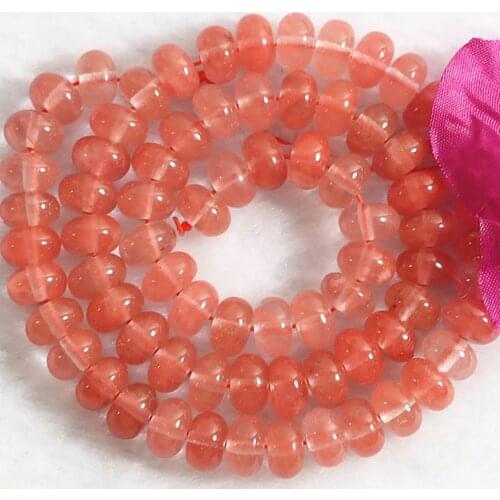 High grade pink watermelon tourmaline sami-precious stone crystal 4X6mm 5X8mm abacus rondelle women diy loose beads 15"B174