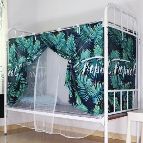Student Dormitory Mosquito Net Bed Curtain Female Bedroom Dual-use Curtains Integrated Upper Shop Lower Mens Shade Cloth Type