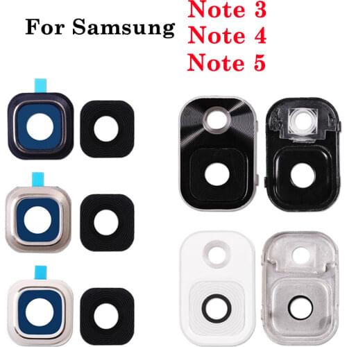 1pcs New Rear Back Camera Glass Lens Replacement Parts For Samsung Galaxy Note 3 4 5 N900 N910 N920