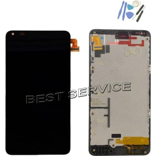 For Nokia Lumia 640 RM-1075 RM-1077 RM-1109 RM-1113 LCD Display + Touch Screen Digitizer Assembly with frame Free Shipping