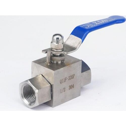1/2" BSP Female 304 Stainless Steel Shut Off Ball Valve water gas oil High Pressure 4576 PSI